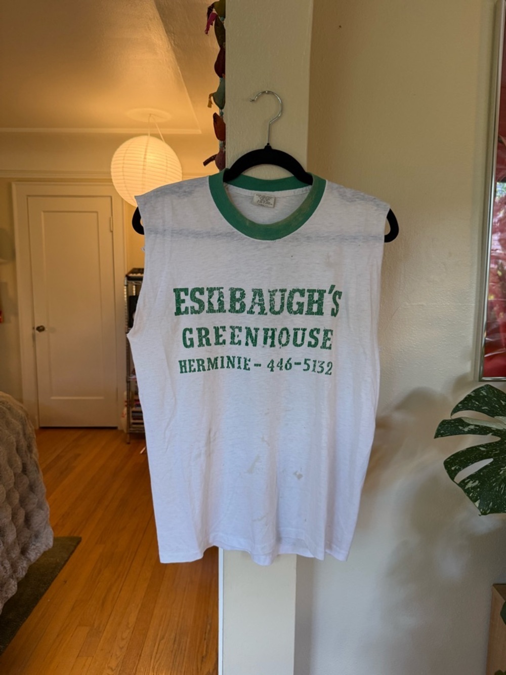 Vintage Thrashed Single Stitched Greenhouse Shirt